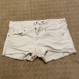 juicy couture | white denim shorts